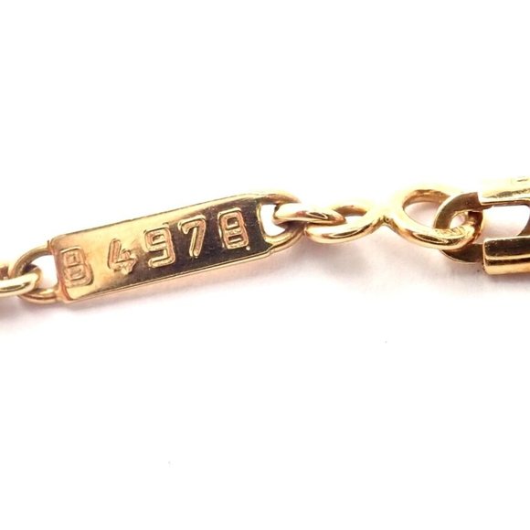 Authentic Van Cleef & Arpels 18k Gold Coral Bead Fruit Basket Pendant Necklace - Picture 9 of 14